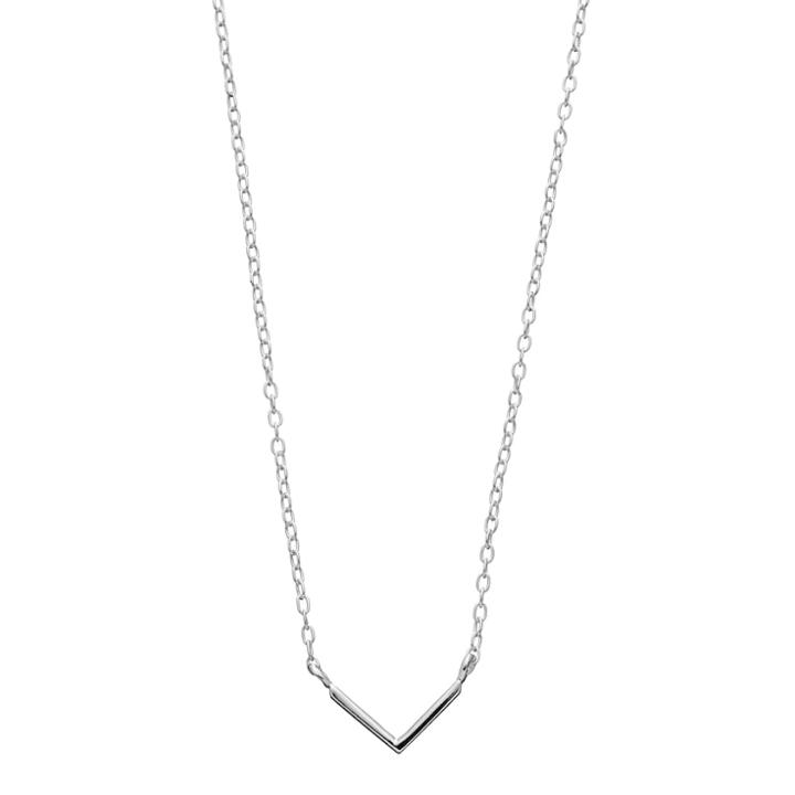 Love This Life Sterling Silver Chevron Necklace, Women's