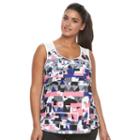 Plus Size Fila Sport&reg; Core Scoopneck Tank, Women's, Size: 2xl, White