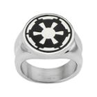 Star Wars Stainless Steel Imperial Symbol Ring - Men, Size: 12, Grey