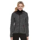 Women's Halitech Hooded Active Knit Jacket, Size: Small, Grey (charcoal)