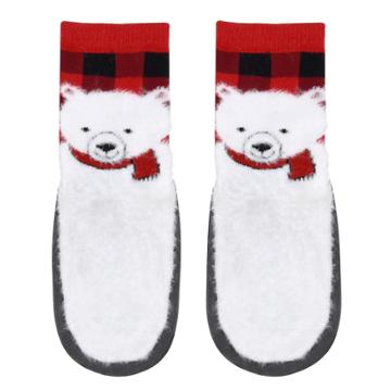 Baby Boy Jumping Beans&reg; Polar Bear Slipper Socks, Size: 2-4, Multicolor