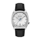 Bulova Men's Accutron Ii Leather Watch, Black