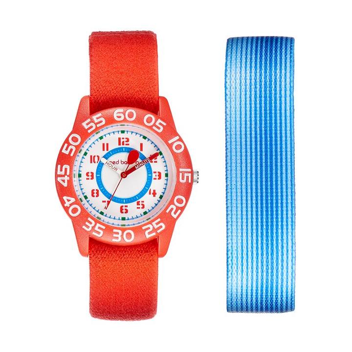 Red Balloon Kids' Time Teacher Watch & Interchangeable Band Set, Boy's