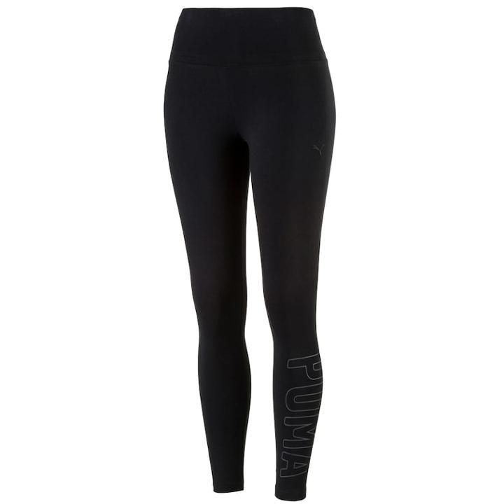 Women's Puma Athletic Graphic Leggings, Size: Xs, Black