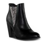 Olivia Miller St. Marks Women's High Heel Ankle Boots, Size: 7.5, Black