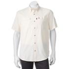 Men's Coleman Classic-fit Performance Button-down Guide Shirt, Size: Xl, White Oth