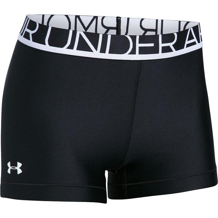 Women's Under Armour Heatgear Armour Shorty Shorts, Size: Xs, Black