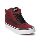 Vans Ward Hi Boys Skate Shoes, Size: 13, Dark Red