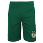 Boys 8-20 Milwaukee Bucks Free Throw Shorts, Size: Xl 18-20, Dark Green