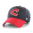 Adult '47 Brand Cleveland Indians Two-toned Mvp Hat, Men's, Blue (navy)