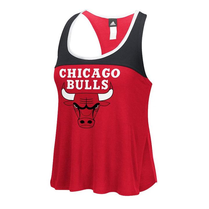 Women's Adidas Chicago Bulls Finished Tank Top, Size: Xxl, Red