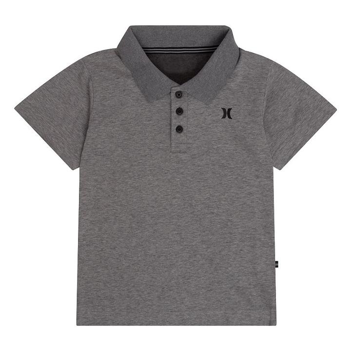 Boys 4-7 Hurley Logo Polo, Size: 4, Grey