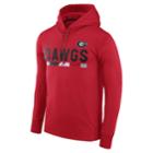 Men's Nike Georgia Bulldogs Therma-fit Hoodie, Size: Large, Red