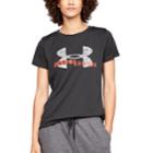 Women's Under Armour Tech Short Sleeve Graphic Tee, Size: Medium, Grey