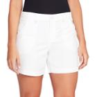 Women's Gloria Vanderbilt Cathy Cargo Shorts, Size: 12, White