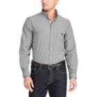 Big & Tall Chaps Classic-fit Button-down Shirt, Men's, Size: Xl Tall, Black