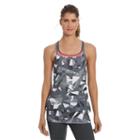Women's Champion Mesh Camo Print Strappy Tank Top, Size: Medium, Grey
