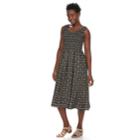 Petite Croft & Barrow&reg; Smocked Tank Dress, Women's, Size: Xs Petite, Med Beige