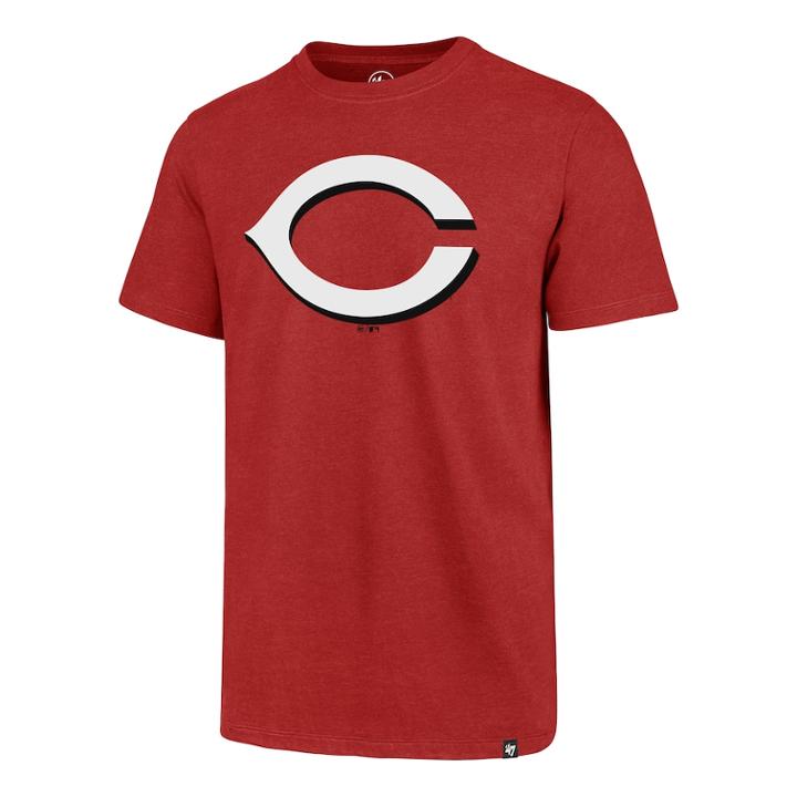 Men's '47 Brand Cincinnati Reds Imprint Tee, Size: Xxl, Red Red