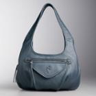 Simply Vera Vera Wang Sidekick Satchel, Women's, Med Blue