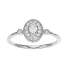 Lc Lauren Conrad 10k Gold 1/7 Carat T.w. Diamond Ring, Women's, Size: 9, White
