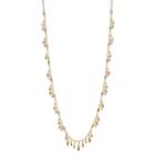 Simply Vera Vera Wang Long Marquise Fringe Double Strand Necklace, Women's, Gold