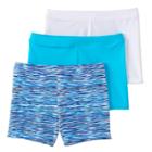 Girls 4-12 Maidenform 2-pack + 1 Bonus Playground Pals Bike Shorts, Size: Xl, Dazzling Space Dye