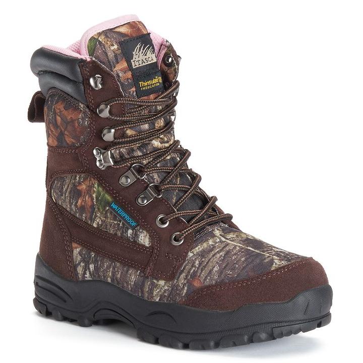 Itasca Long Range Realtree Camouflage Women's Hunting Boots, Size: 5, Brown