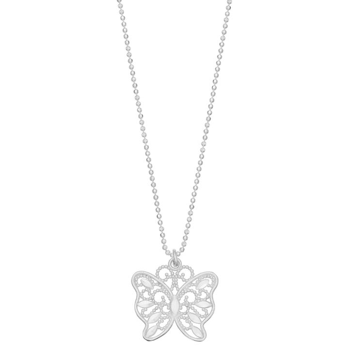 Sterling Silver Filigree Butterfly Pendant Necklace, Women's, Size: 18