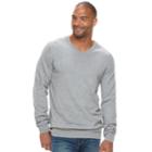 Big & Tall Sonoma Goods For Life&trade; Classic-fit Coolmax V-neck Sweater, Men's, Size: L Tall, Med Grey