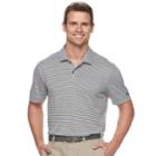 Men's Fila Sport Golf&reg; Regular-fit Pro Core Feeder-striped Performance Polo, Size: Xxl, Dark Grey