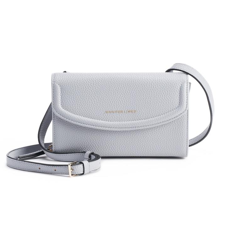 Jennifer Lopez Brie Mini Crossbody Bag, Women's, Grey