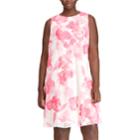 Plus Size Chaps Print Sheath Dress, Women's, Size: 24 W, Natural