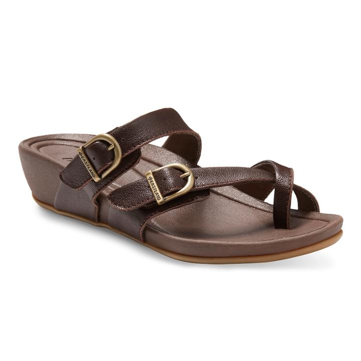 Eastland Hampton Women's Sandals, Size: Medium (10), Dark Beige