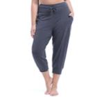 Plus Size Balance Collection Banded Cuff Luna Jogger Pants, Women's, Size: 2xl, Med Grey