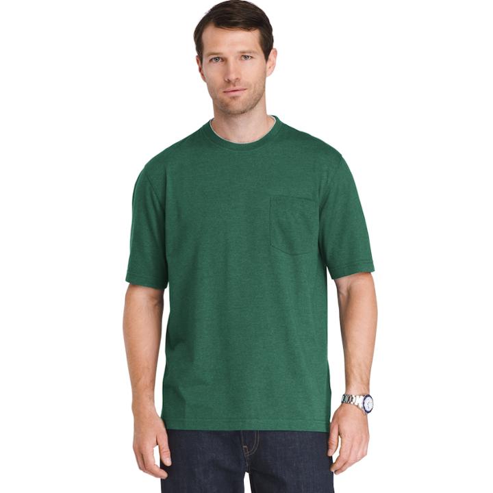 Men's Izod Chatham Point Regular-fit Tee, Size: Small, Dark Green