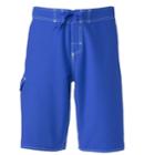 Men's Dolfin Fitted Board Shorts, Size: 36, Blue