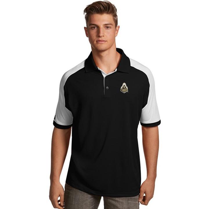 Men's Antigua Purdue Boilermakers Century Polo, Size: Large, Black