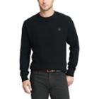 Men's Chaps Classic-fit Thermal Crewneck Sweater, Size: Xl, Black