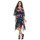 Women's Jennifer Lopez Off-the-shoulder Shift Dress, Size: Small, Black
