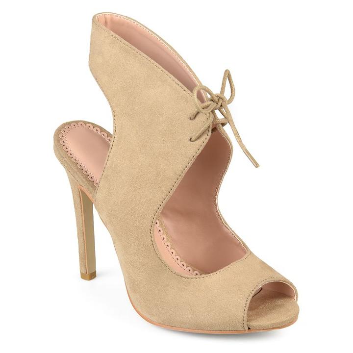 Journee Collection Indigo Women's High Heels, Size: Medium (8), Lt Beige