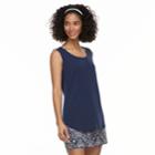 Women's Zeroxposur Sway Open-back Tank, Size: Large, Blue