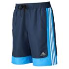 Men's Adidas Colorblock Microfiber Volley Swim Trunks, Size: Xxl, Blue (navy)