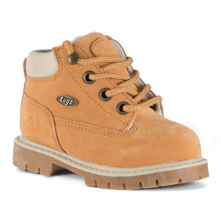 Lugz Drifter Toddlers' Fleece Boots, Kids Unisex, Size: 7 T, Yellow