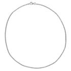 Primrose Sterling Silver Sparkle Chain Necklace, Women's, Size: 16, Grey
