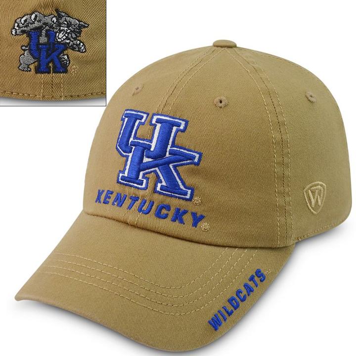 Adult Top Of The World Kentucky Wildcats Undefeated Adjustable Cap, Men's, Beige Oth