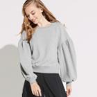 K/lab Bishop Sleeve Sweatshirt, Teens, Size: Large, Grey