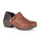 Rocky 4eursole Inspire Me Women's Studded Leather 3-in-1 Clogs, Size: 39, Brown
