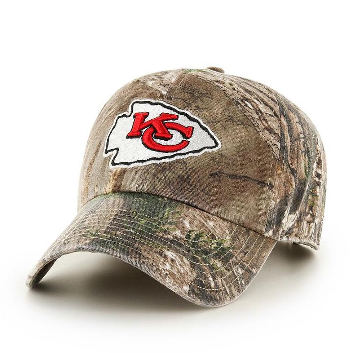 Adult '47 Brand Kansas City Chiefs Realtree Clean Up Adjustable Cap, Ovrfl Oth