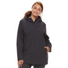 Plus Size New Balance Soft Shell Anorak, Women's, Size: 2xl, Black Print